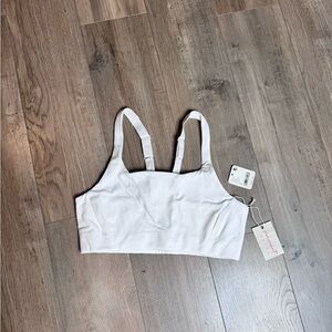 Free People Movement X Hatch Never Better Maternity Sports Bra White Small